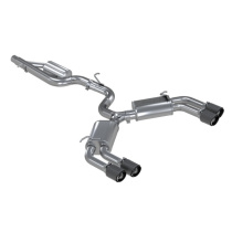 2015-2020 Audi S3 SS 3'' Quad-kolfiberutblås Catback Sportavgassystem T304 MBRP